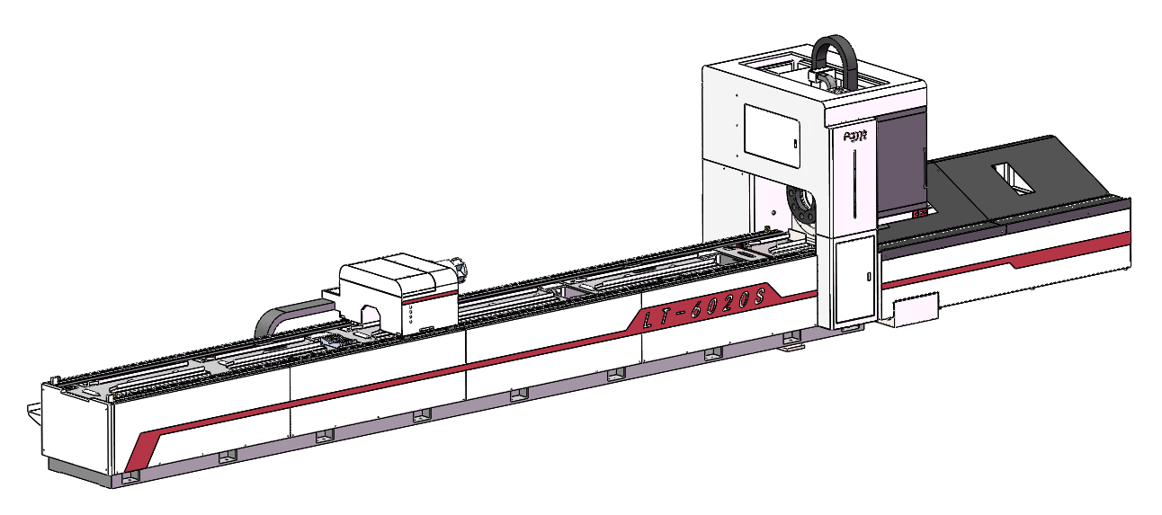 Fiber Pipe Tube Laser Cutting Machine