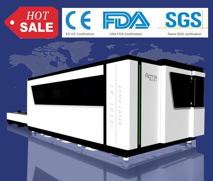 2019 new design fully enclosed metal sheet  fiber laser cutting machine