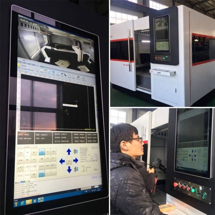 Full Cover Fiber Laser Cutting Machine Double Exchange Working Table
