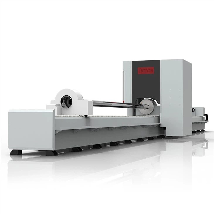 Three-Chuck Metal Tube CNC Laser Cutting Machine